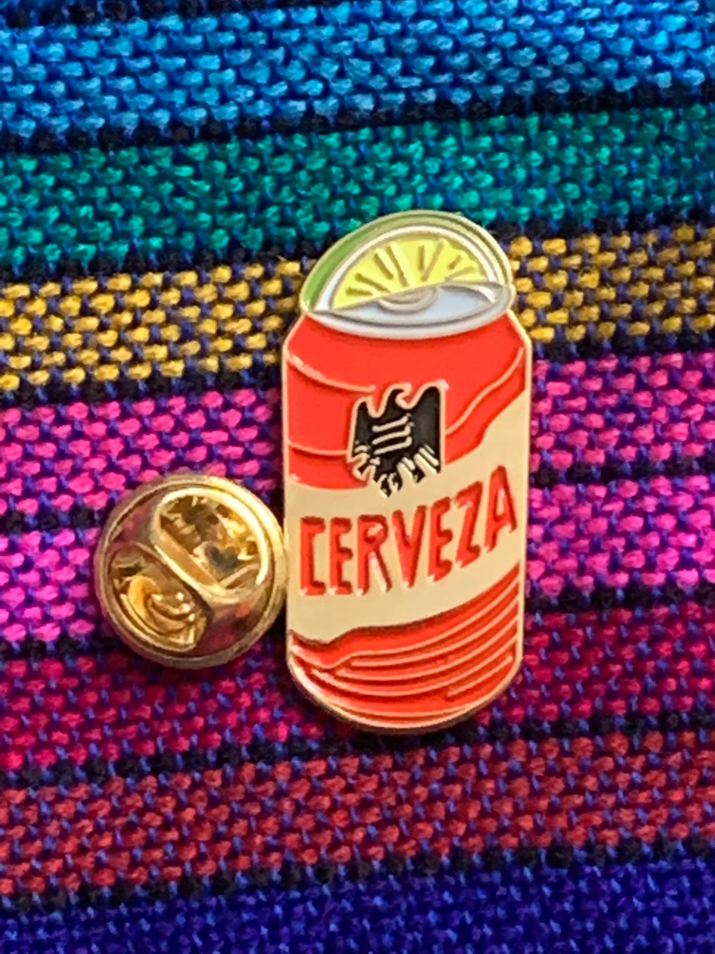 Beer lover, beer lover present, lapel pin, beer pin, drinking pin, Mexican pin, lager, beer, tecate, mexican badge, enamel pin