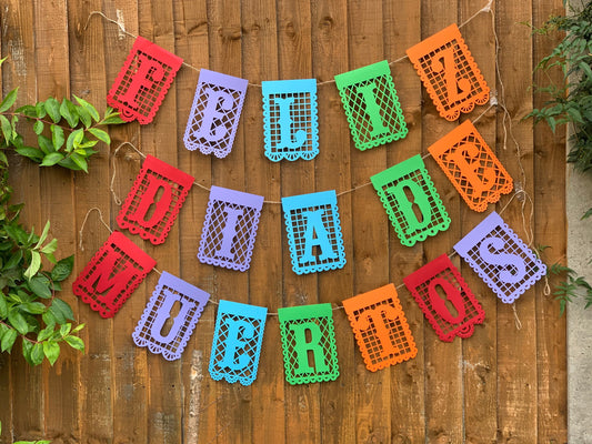 Mexican party, Mexican topper, Mexican bunting, Mexican papel picado, quinceañera, Personalised papel picado banner