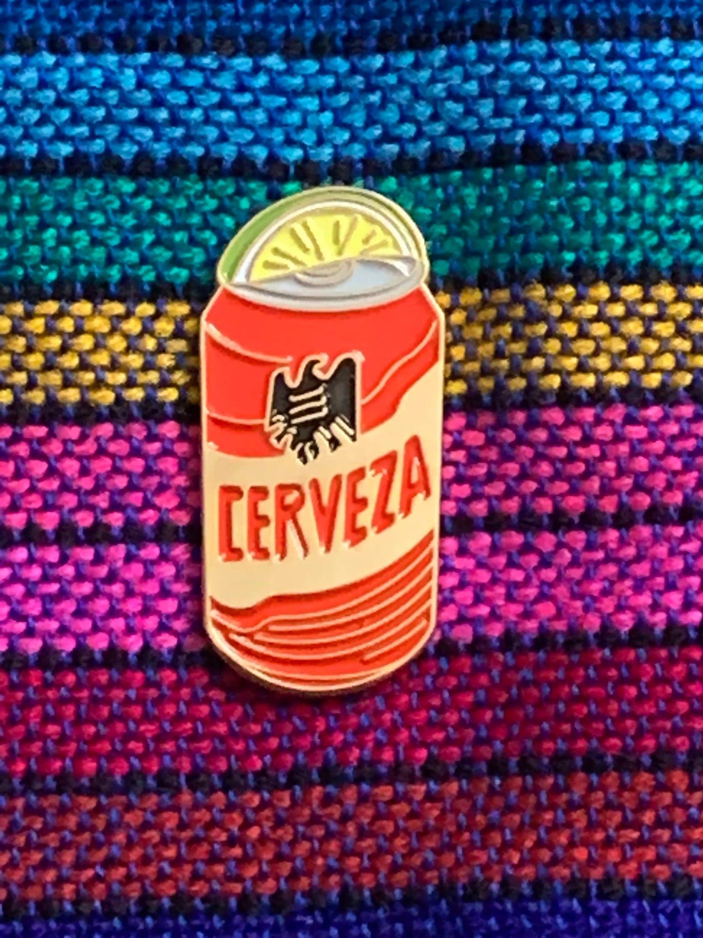 Beer lover, beer lover present, lapel pin, beer pin, drinking pin, Mexican pin, lager, beer, tecate, mexican badge, enamel pin